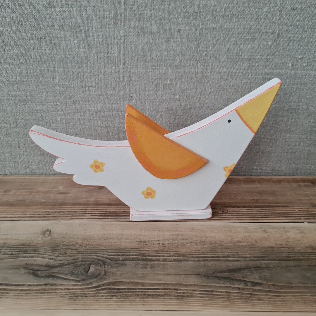 Vogel mit gelbem Schnabel 